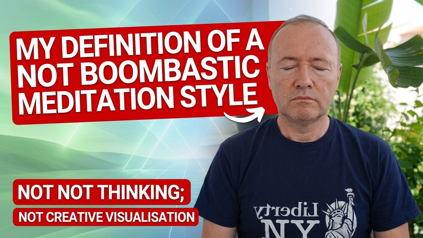 My definition of a (not boombastic) meditation style