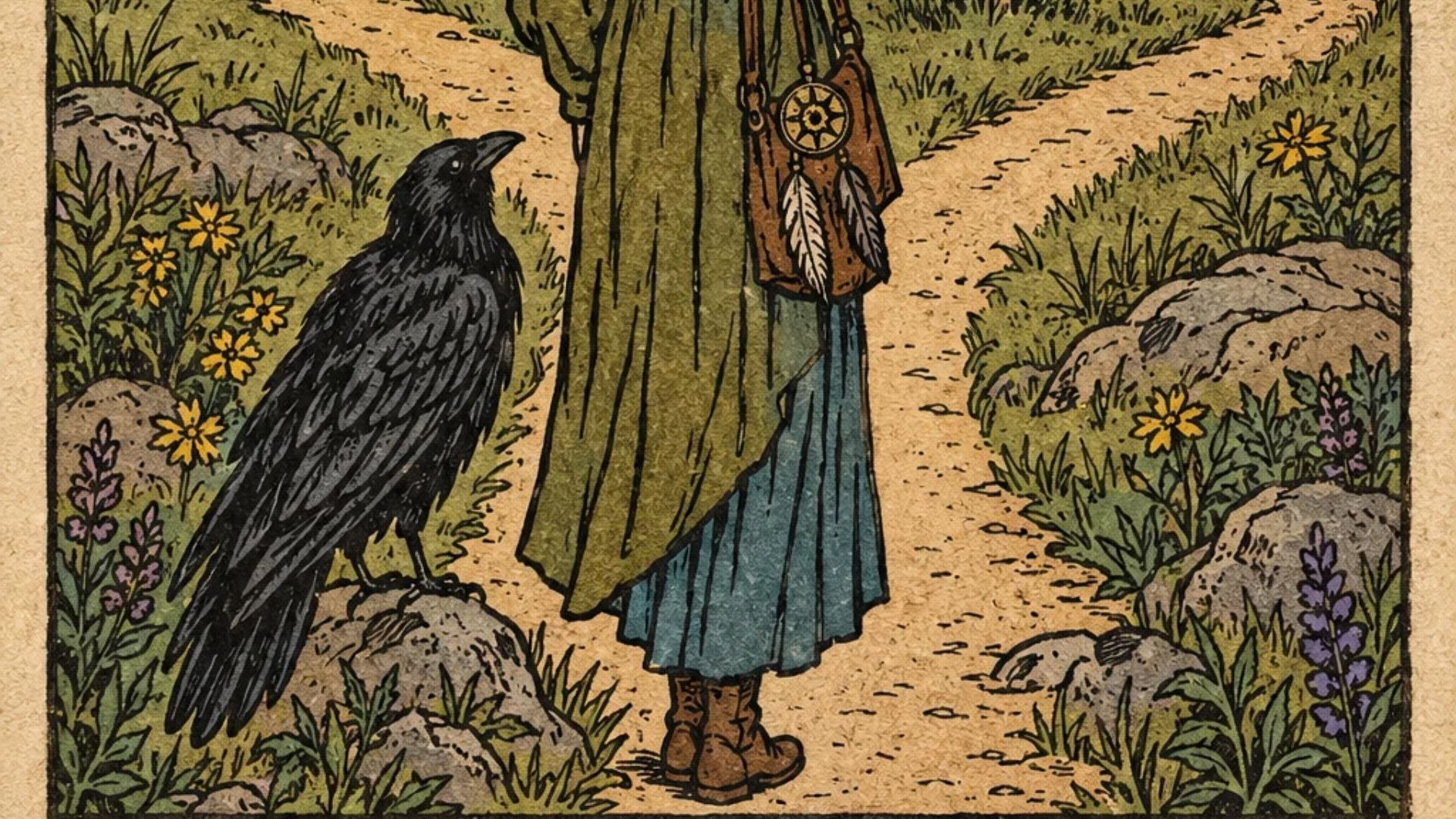 Lost at a Crossroads | Crow Animal Spirit Journey