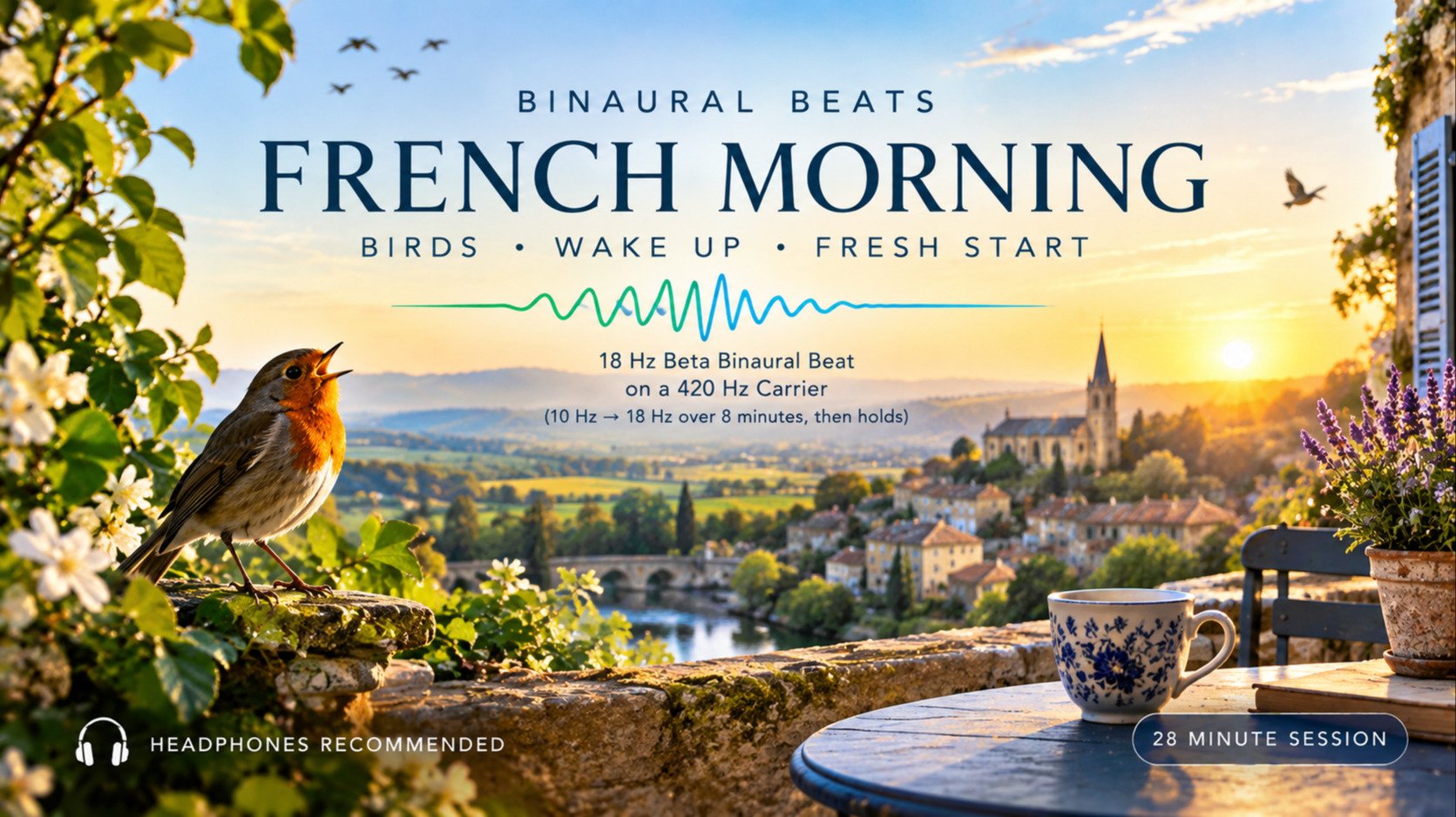 Chirping Birds - Morning Rise Binaural Beats