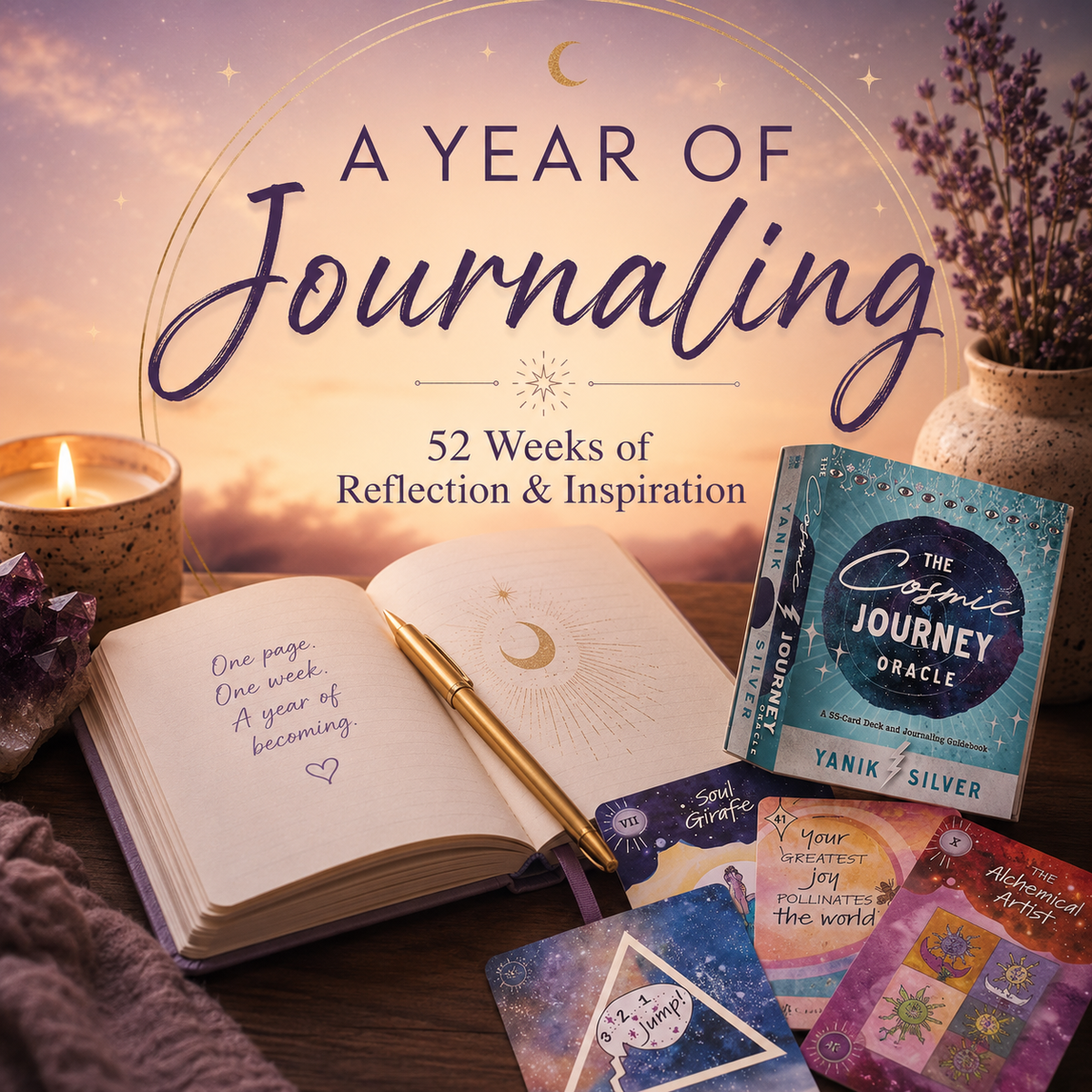 A Year of Journaling: 52 Weeks of Reflection & Inspiration